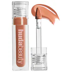 HUDA BEAUTY Faux Filler Shiny Non-Sticky Lip Gloss Honey .13 oz / 3.9 ml | Sephora (US)