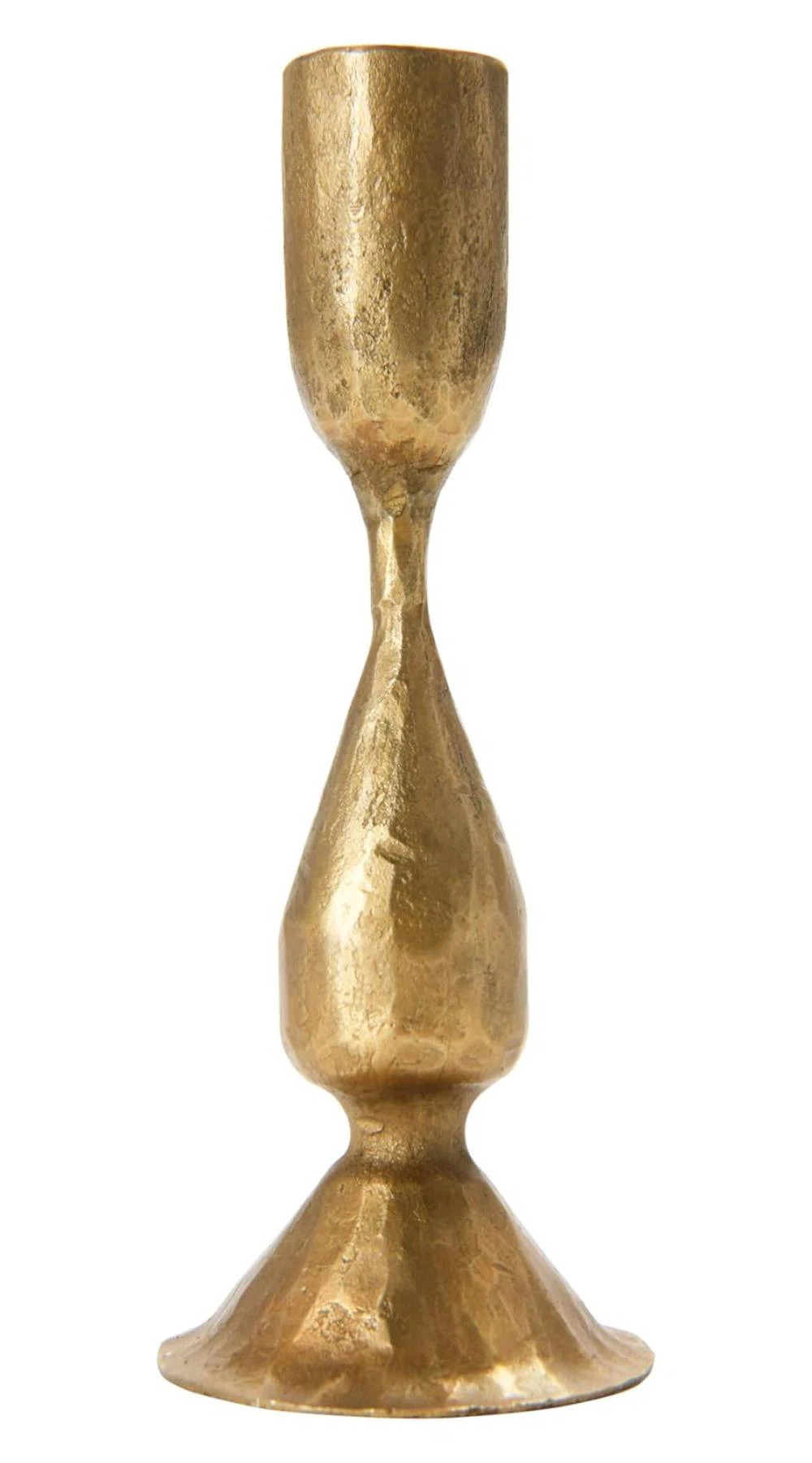Hand-Forged Metal Taper, Antique Brass Finish Candle Holder | Wayfair North America