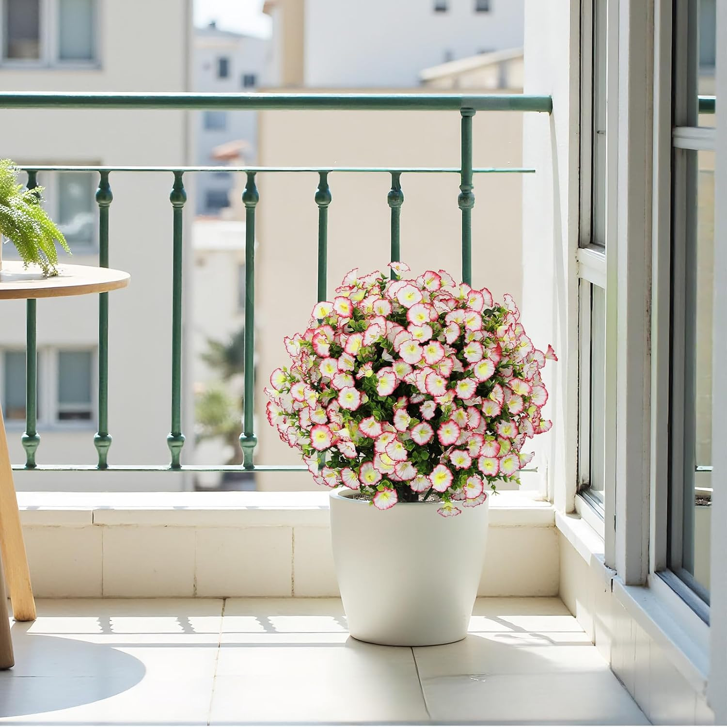 24" Artificial Eucalyptus Potted Plants Outdoor Set of 2 – UV Resistant Faux Topiary Greenery w... | Amazon (US)