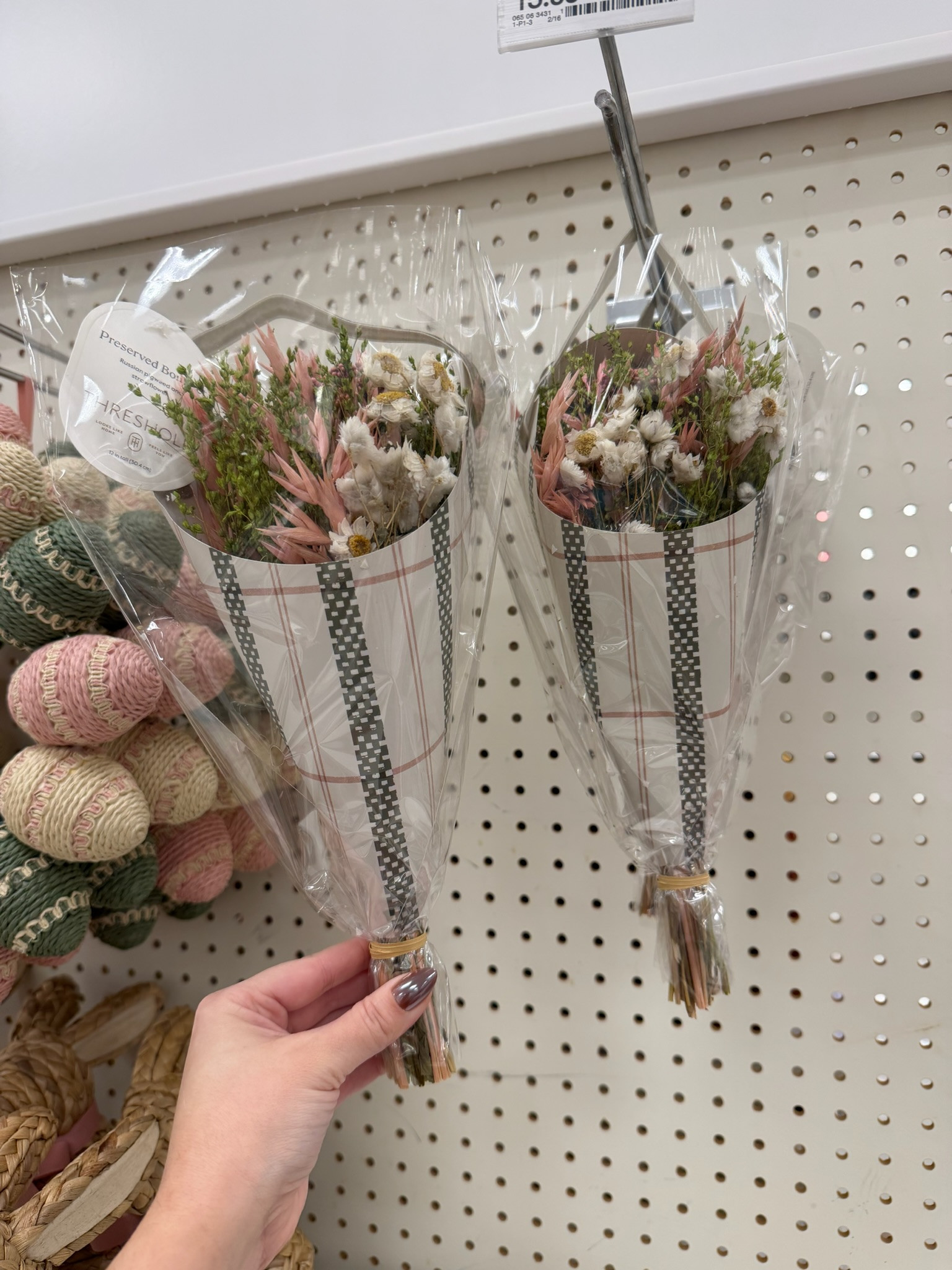 This Easter Preserved Bouquet from Threshold™ is such a sweet little seasonal touch 🌸 The soft florals feel delicate and timeless, and because they’re preserved, you get that fresh bouquet look without worrying about them wilting. I honestly think this would be so cute tucked inside an Easter basket as a non-candy surprise — it adds something thoughtful and elevated alongside the usual goodies. Perfect for teens, moms, teachers, or anyone who loves a subtle spring moment. It’s one of those simple pieces that makes Easter feel a little more intentional🐰
date night outfits, winter denim, vacation outfits beach, work outfits, resort wear, easter basket boys, plus size fashion, business casual workwear, sunday hoodie, rodeo outfit inspo, easter basket stuffer, easter gift ideas, spring home decor, preserved flowers, target easter finds, seasonal decor 

 #LTKdayinmylife #LTKvlog #LTKSeasonal