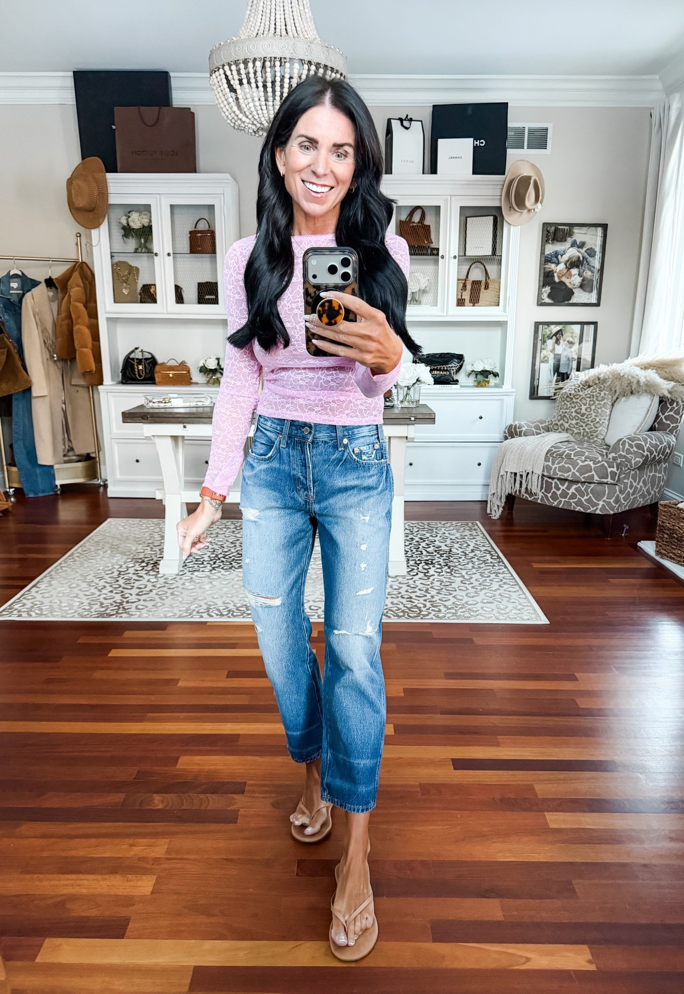 This pink lace top is such a pretty pink
Valentine’s Day
Wearing a small 

#LTKSeasonal #LTKootd #LTKmomlife