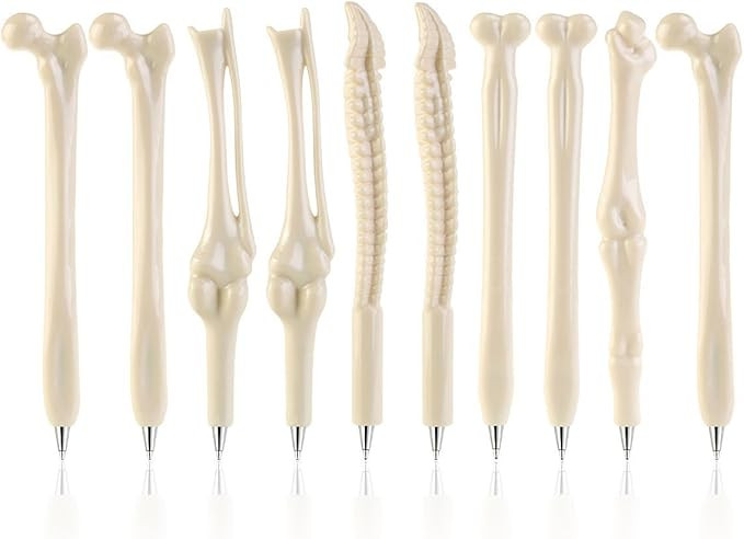 Creative Novelty Bone Pen Ink Ballpoint Pens Doctor Nurse Pen Stationery Gift Pen for Doctor Nurs... | Amazon (US)
