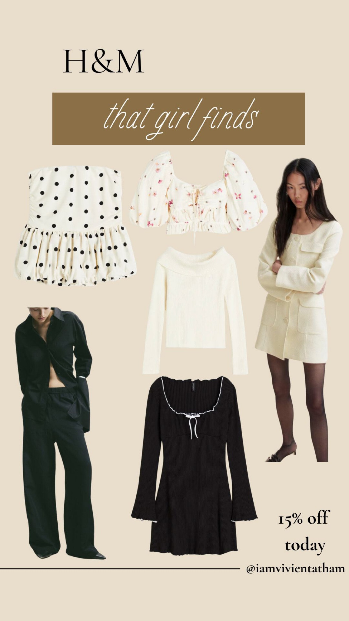 New at H&M closet staples in black white and beige

#LTKworkwear #LTKstyletip #LTKMostLoved