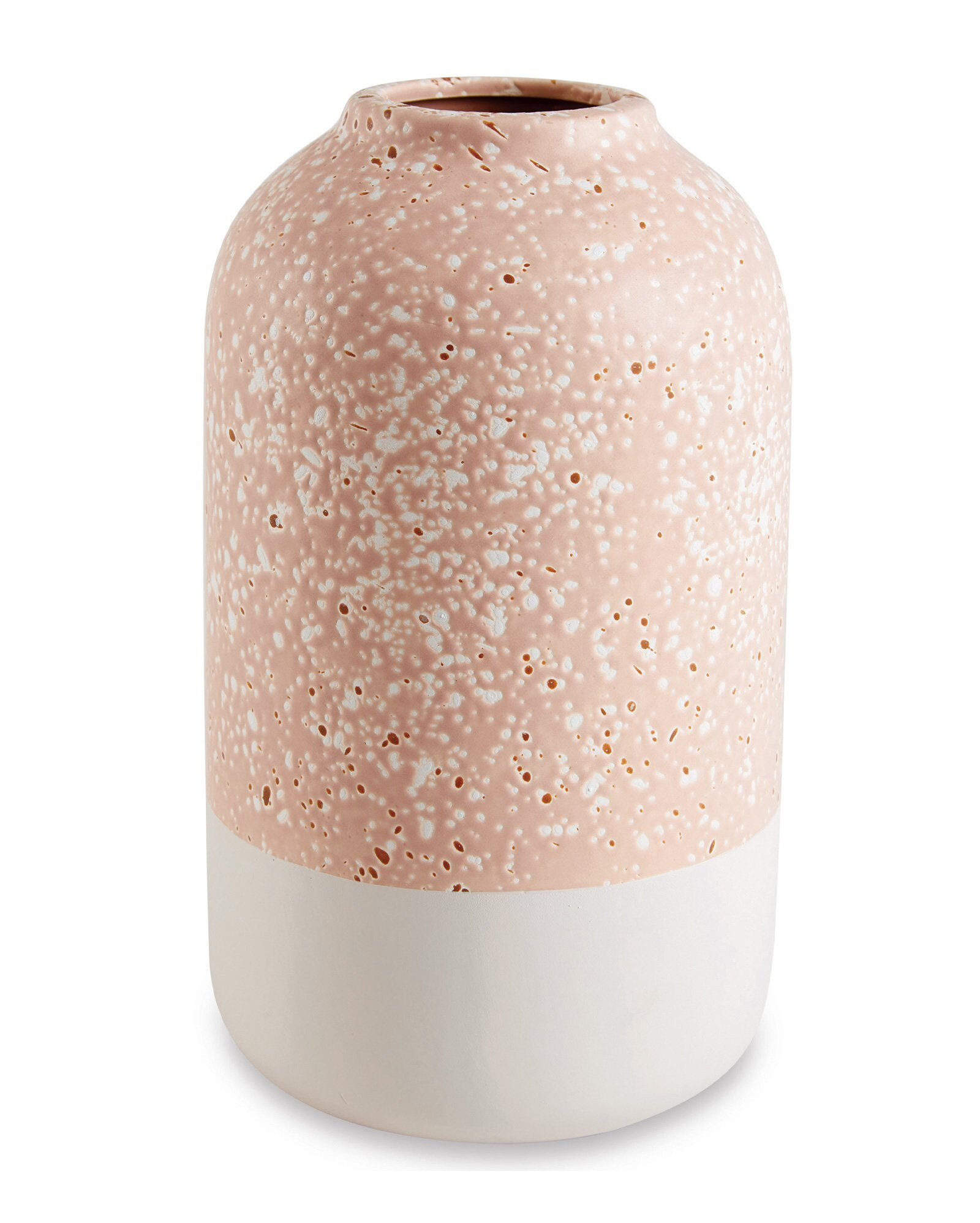 Vaso Textura Cerâmica Mart Rosa 20,5x10cm | Riachuelo (BR)