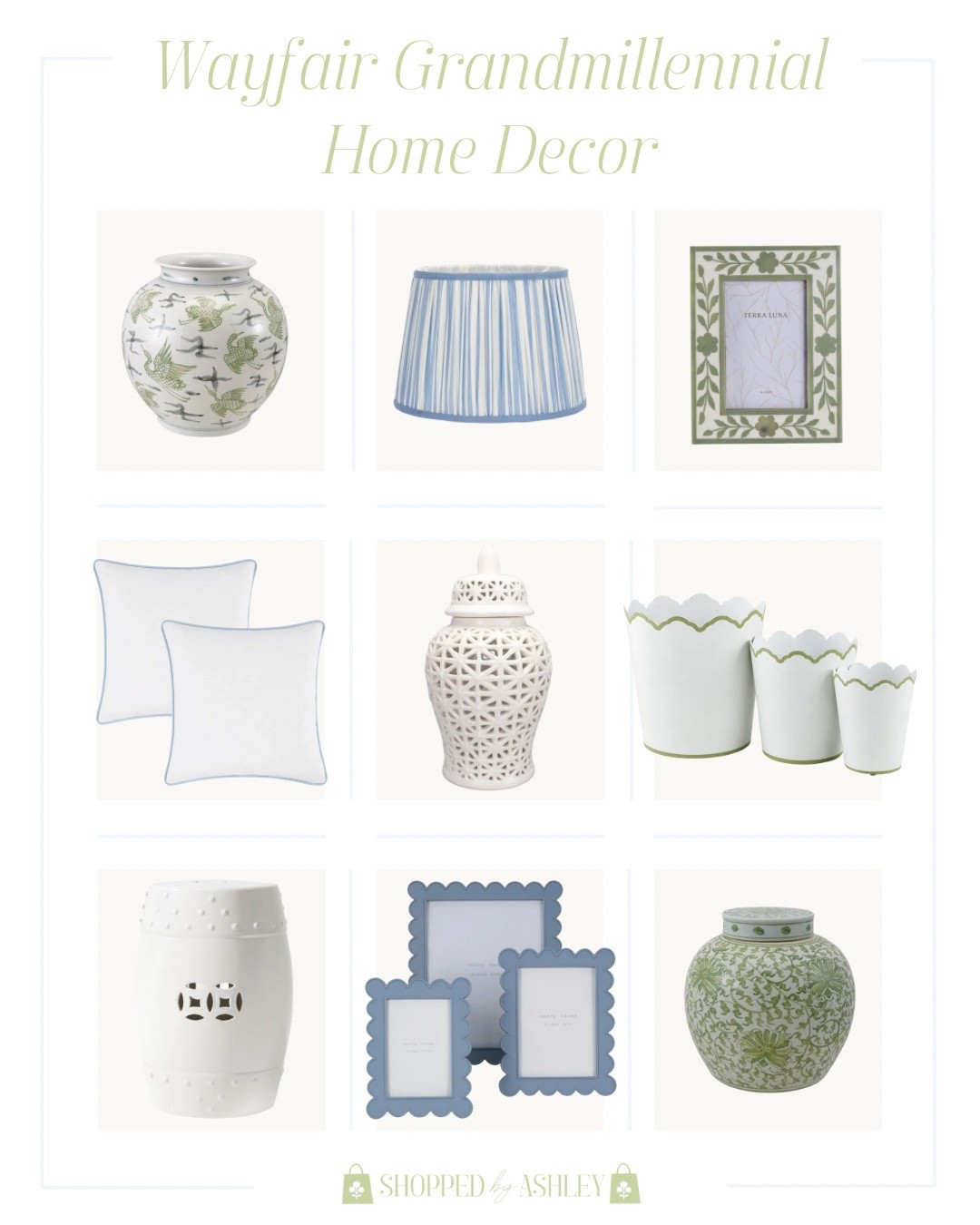 #ad Finds so I good I can’t believe they’re from @Wayfair 😍 #wayfair #wayfairpartner

Grandmillennial decor, blue and white decor, ginger jars, blue and green decor, classic style, classic home

#LTKHome