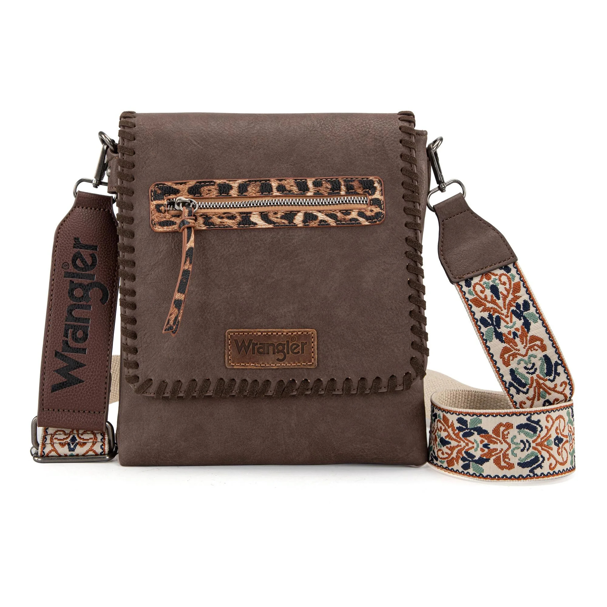 Wrangler Crossbody Bags for Women Satchel Purse Medium Shoulder Handbags with Detachable Guitar S... | Walmart (US)