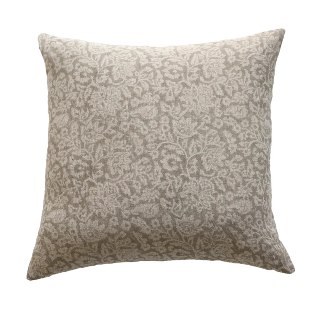 Raven Floral Pillow Cover | Danielle Oakey Interiors INC