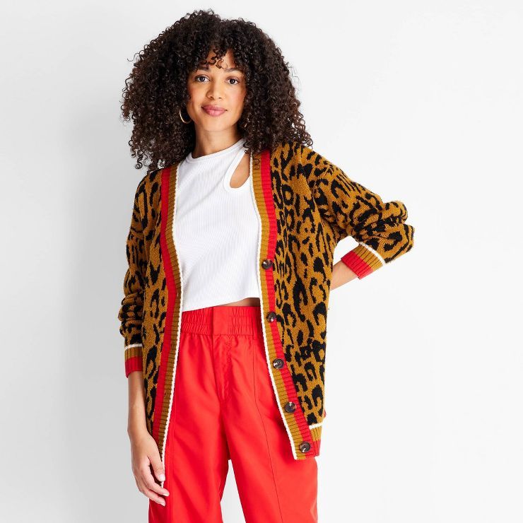 Women's Varsity Cardigan - Future Collective™ with Kahlana Barfield Brown | Target