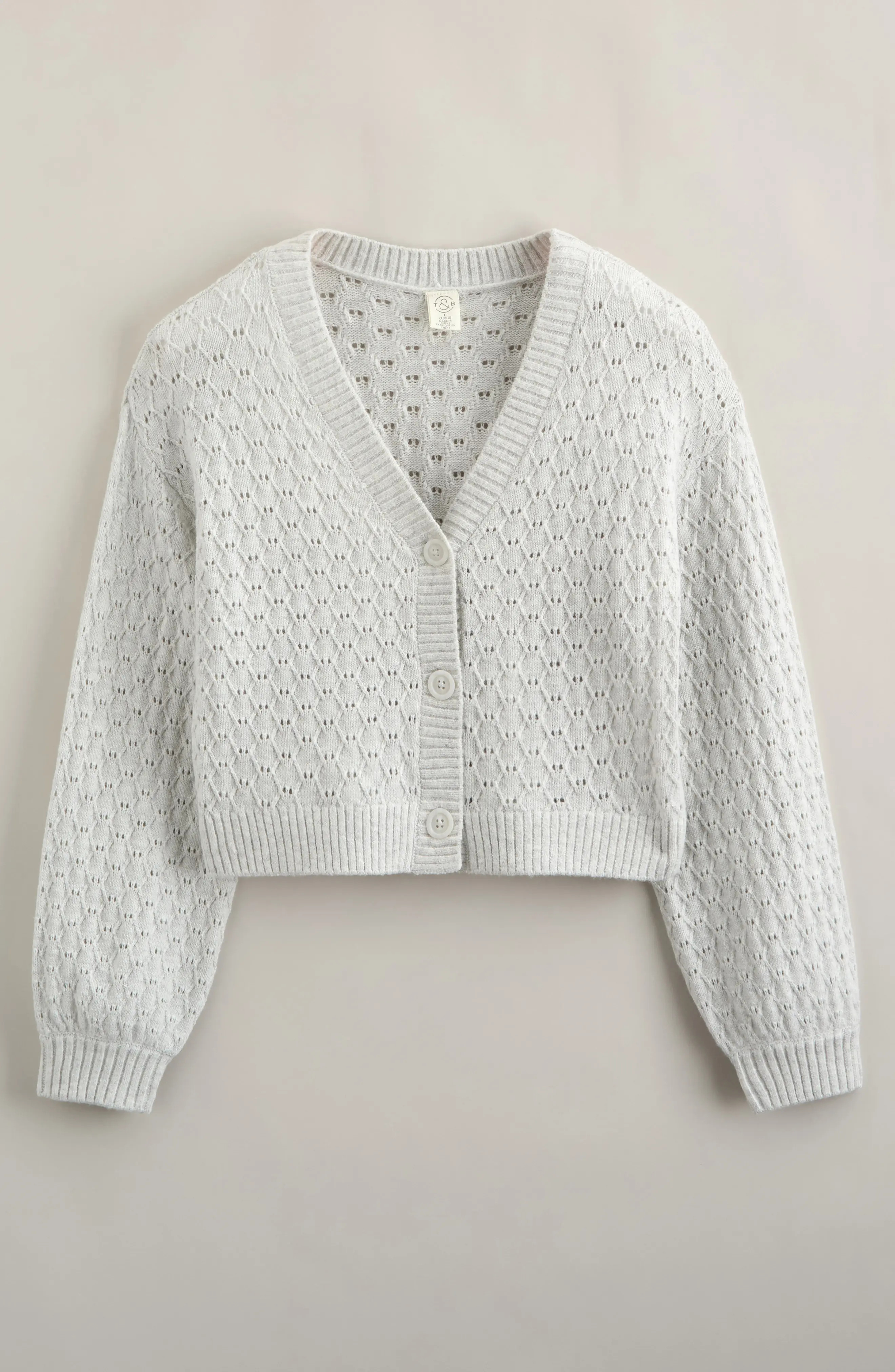 Kids' Pretty Pointelle Stitch Cardigan (Women) | Nordstrom | Nordstrom