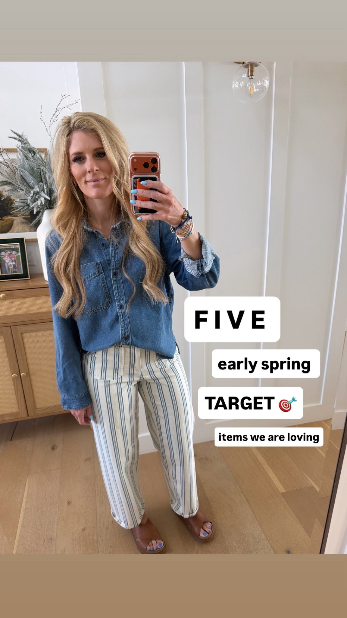 Wearing a medium top & size 6 bottoms! 