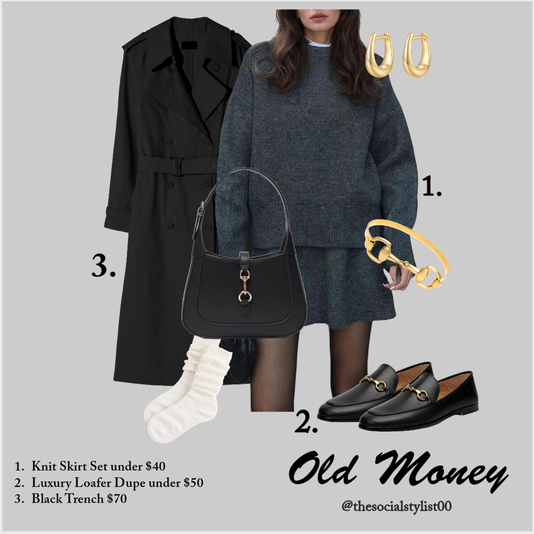 Old Money Aesthetic 

Old money, luxury, designer, preppy, school girl, loafer, gucci, Hermes, Amazon, dupes, trench, spring style 

#LTKFindsUnder50 #LTKMostLoved #LTKStyleTip