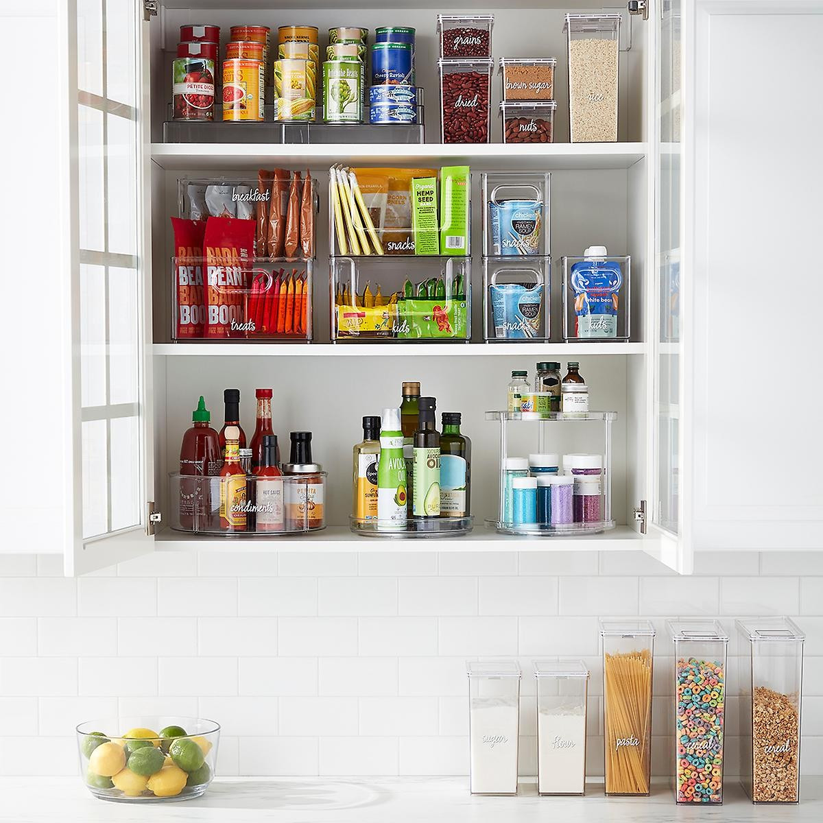 THE HOME EDIT Cereal Canister Clear | The Container Store