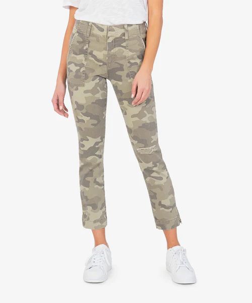 Reese Ankle Straight Leg (Camo) | Kut From Kloth