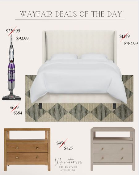 So many great deals happening this weekend 

Wayfair wood nightstand, painted nightstand, vacuum, rug, chris loves Julia, upholstered white￼ bed 

#LTKHome #LTKFindsUnder50 #LTKSaleAlert