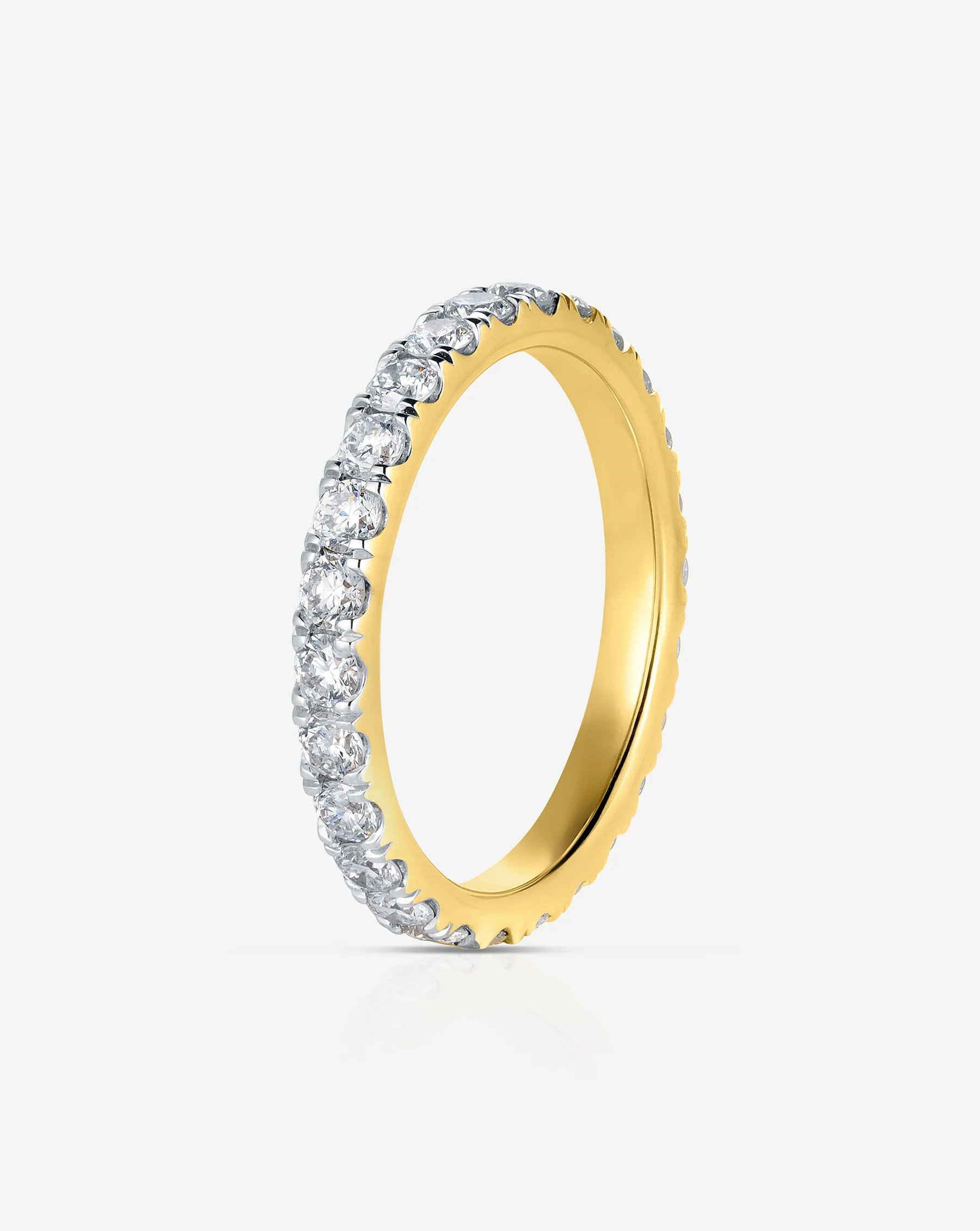 2.5 mm Perfect Pavé Diamond Ring | Ring Concierge
