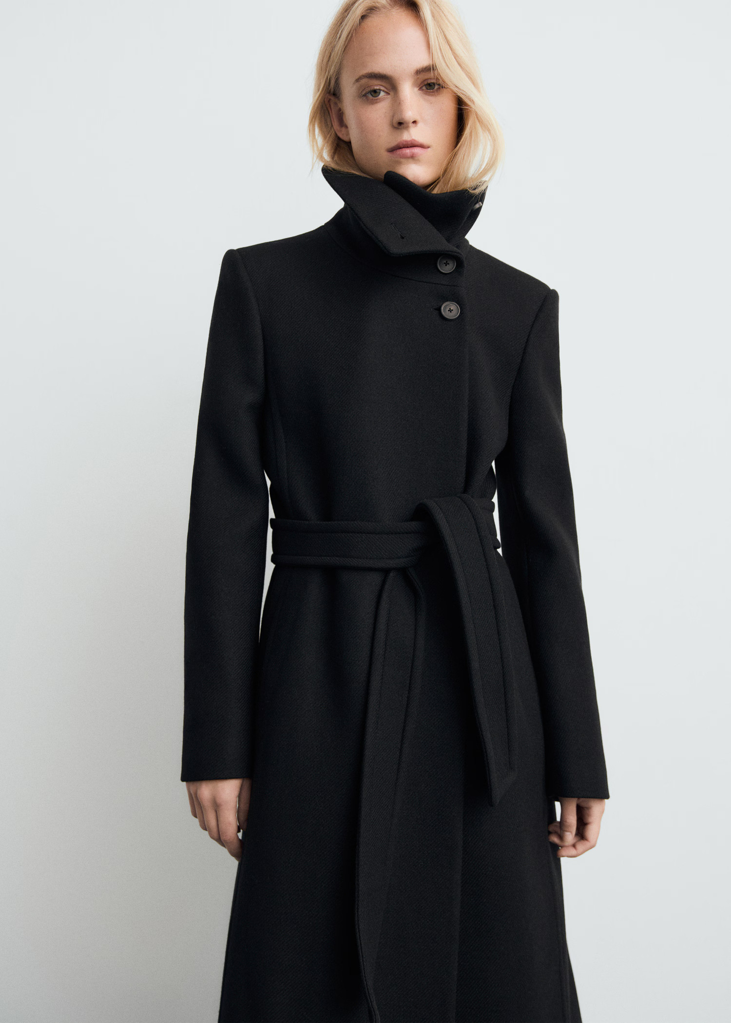 Manteco wool coat with belt | Mango (US/MX/AU)