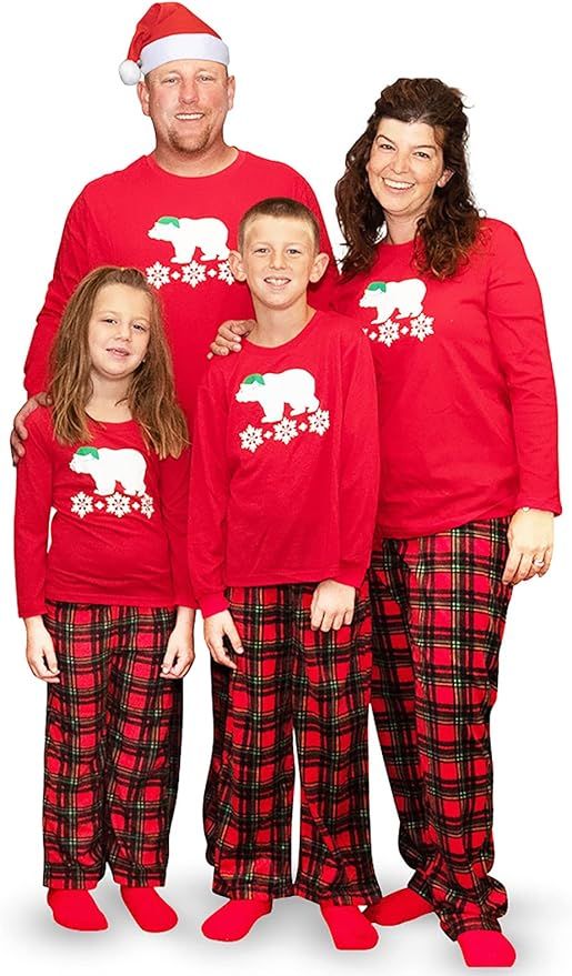 Mad Dog Concepts Matching Family Christmas Holiday Pajamas Set + Slipper Socks… | Amazon (US)