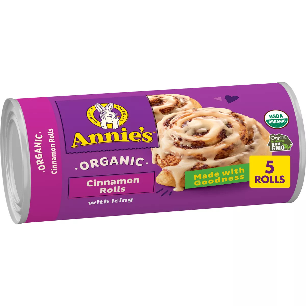 Annie's Organic Cinnamon Rolls with Icing - 17.5oz/5ct | Target