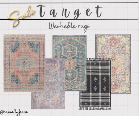 Spring update for your home! Brighten your home with a new rug for spring! Most of these are washable!!

#LTKxTarget #LTKhome #LTKsalealert