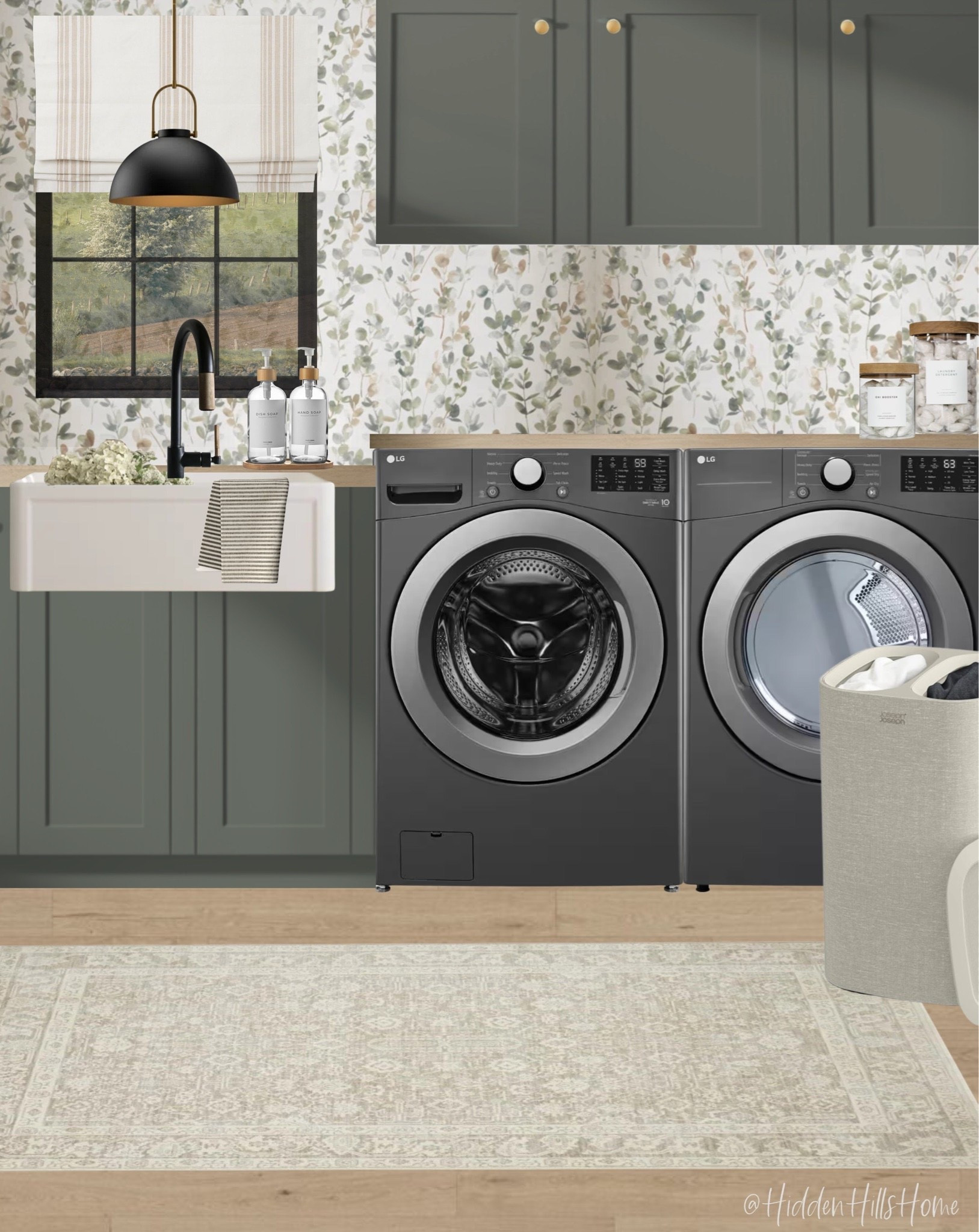 Laundry room decor, laundry room mood board, wallpaper, washer and dryer, laundry room Inspo #laundryroom

#LTKHome #LTKSaleAlert