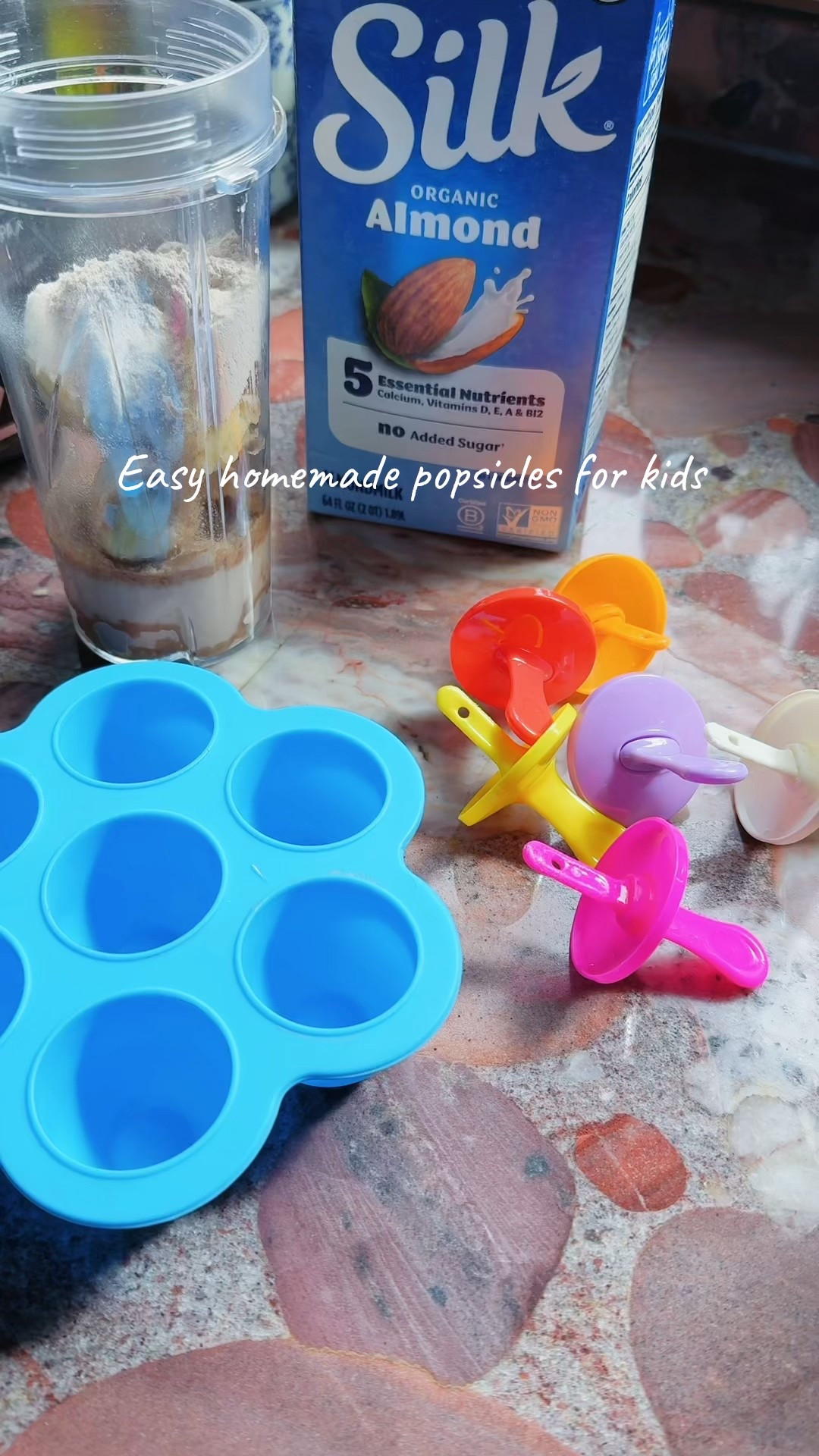 Been making these instead of grabbing popsicles at the store and it just works.
Quick to throw together, kids are happy, and it saves me from another snack run.

Sharing a few options for protein powder, plus the blender and popsicle molds I use if you want to try it.

#homemadepopsicles #kidssnacks #healthykidssnacks #easysnacks #momlife #busymom #realfood #simplemeals

#LTKdayinmylife #LTKfoodie #LTKKids