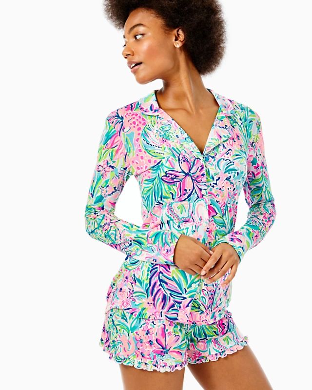 PJ Knit Button Up Top | Lilly Pulitzer