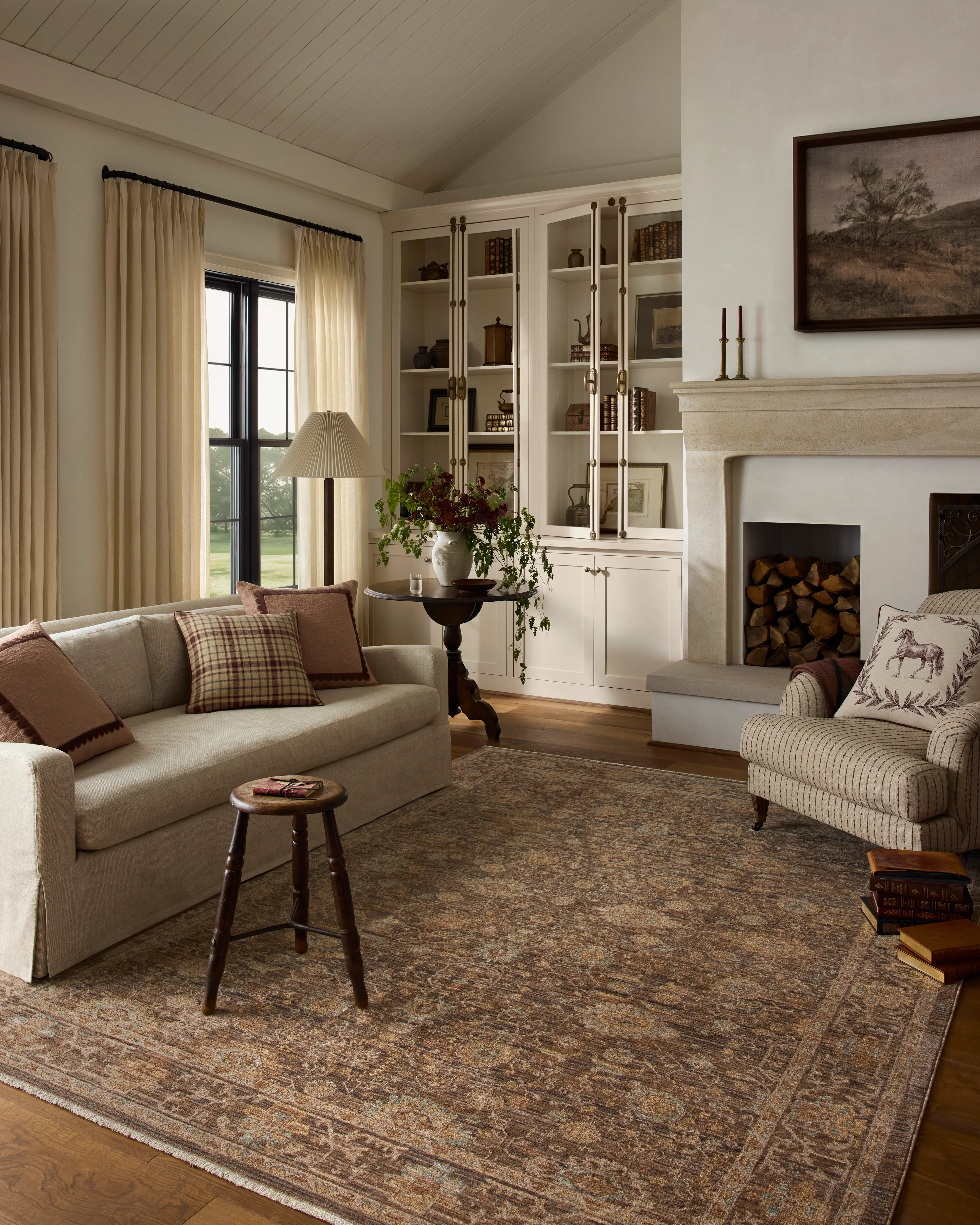 Chris Loves Julia x Loloi-Doris-DRS-03-Bark, Spa | Rugs Direct