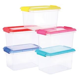 6.2qt. Storage Bins with Lids, 5ct. by Simply Tidy™ | Michaels Stores