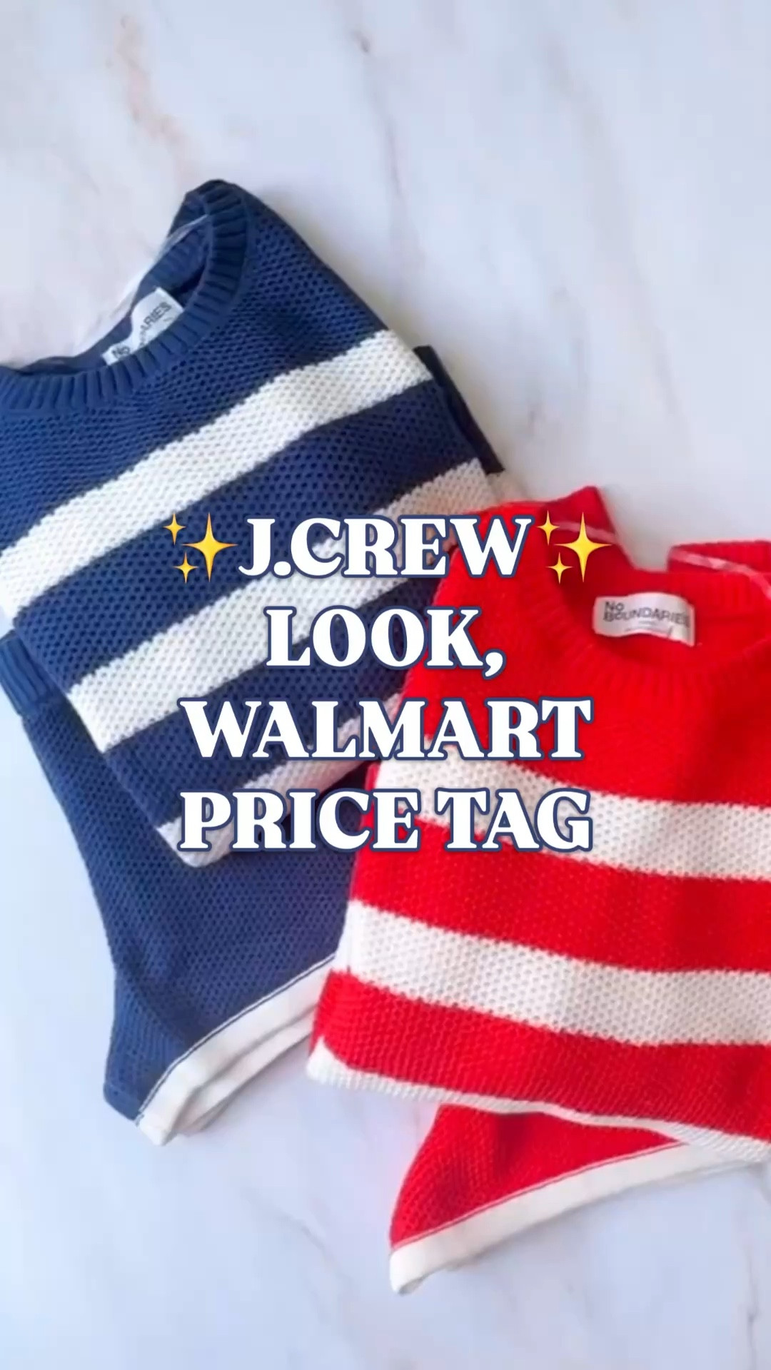 J.Crew inspired knit set | Breton stripe sweater set | chunky knit two piece set | striped sweater and shorts set | preppy matching set | Walmart fashion finds | J.Crew look for less | spring sweater set women under $30

J.Crew has owned the chunky Breton stripe knit category in American preppy for decades. The open knit texture. The bold even stripe. The drop shoulder. The ribbed cuffs. The coordinating knit shorts with white contrast trim.

Their version of this aesthetic runs $148 to $198.

This is $27.98. For both pieces. At Walmart.

These are giving:
✔️ Chunky open knit Breton stripe
✔️ Drop shoulder crewneck pullover
✔️ Coordinating knit shorts with contrast trim
✔️ Navy and white + red and white
✔️ Classic American preppy resort energy

If you’re searching for:
J.Crew look for less
J.Crew knit set dupe
Breton stripe sweater set
chunky knit two piece set
striped matching set women
preppy sweater set
nautical knit set
spring sweater set
resort matching set
Walmart sweater set
affordable preppy style
coastal outfit women
This is the drop.

Navy and white. Red and white. Both linked. The woman who loves J.Crew and also loves being financially smart just found her spring set.

Sizes are already moving.

walmart fashion finds, walmart sweater set, J.Crew look for less, J.Crew dupe, J.Crew knit set dupe, Breton stripe sweater women, chunky knit sweater set, striped sweater set women, matching knit set women, sweater and shorts set, drop shoulder sweater women, preppy sweater set, preppy two piece set, preppy outfit women, preppy style, nautical outfit women, coastal outfit women, resort outfit women, resort wear women, spring sweater set, spring two piece set, spring matching set, spring outfit women, spring outfits, lake house outfit, beach vacation outfit, affordable preppy style, designer look for less, affordable matching set, Vineyard Vines look for less

#LTKFindsUnder50 #LTKFindsUnder100 #JCrew #TwoPieceSet #LookForLess #PreppyStyle #WalmartStyle #WalmartFinds 

#LTKSeasonal #LTKTravel #LTKActive