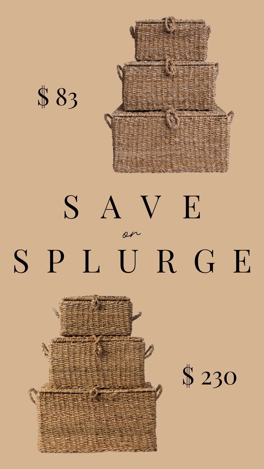 Save or Splurge Storage Boxes!

home decor, interior design, storage #Wayfair #McGeeandCo #StudioMcGee 

 #LTKHome #LTKSaleAlert