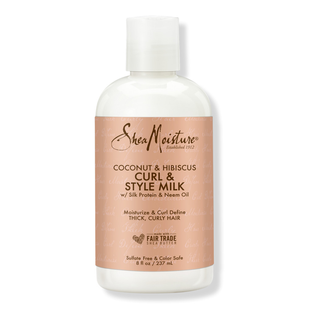 SheaMoisture Coconut & Hibiscus with Silk Protein & Neem Oil Curl & Style Milk | Ulta