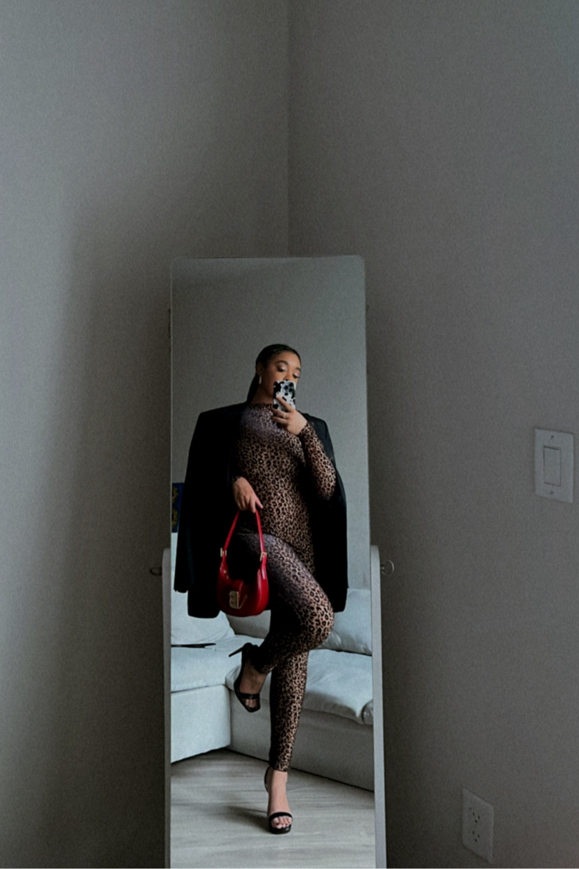 Naked Wardrobe Leopard Jumpsuit, Nine West Heels, Ettika Earrings, Brandon Blackwood Bag, thrifted Michael Kors Blazer 

#LTKStyleTip #LTKItBag #LTKShoeCrush