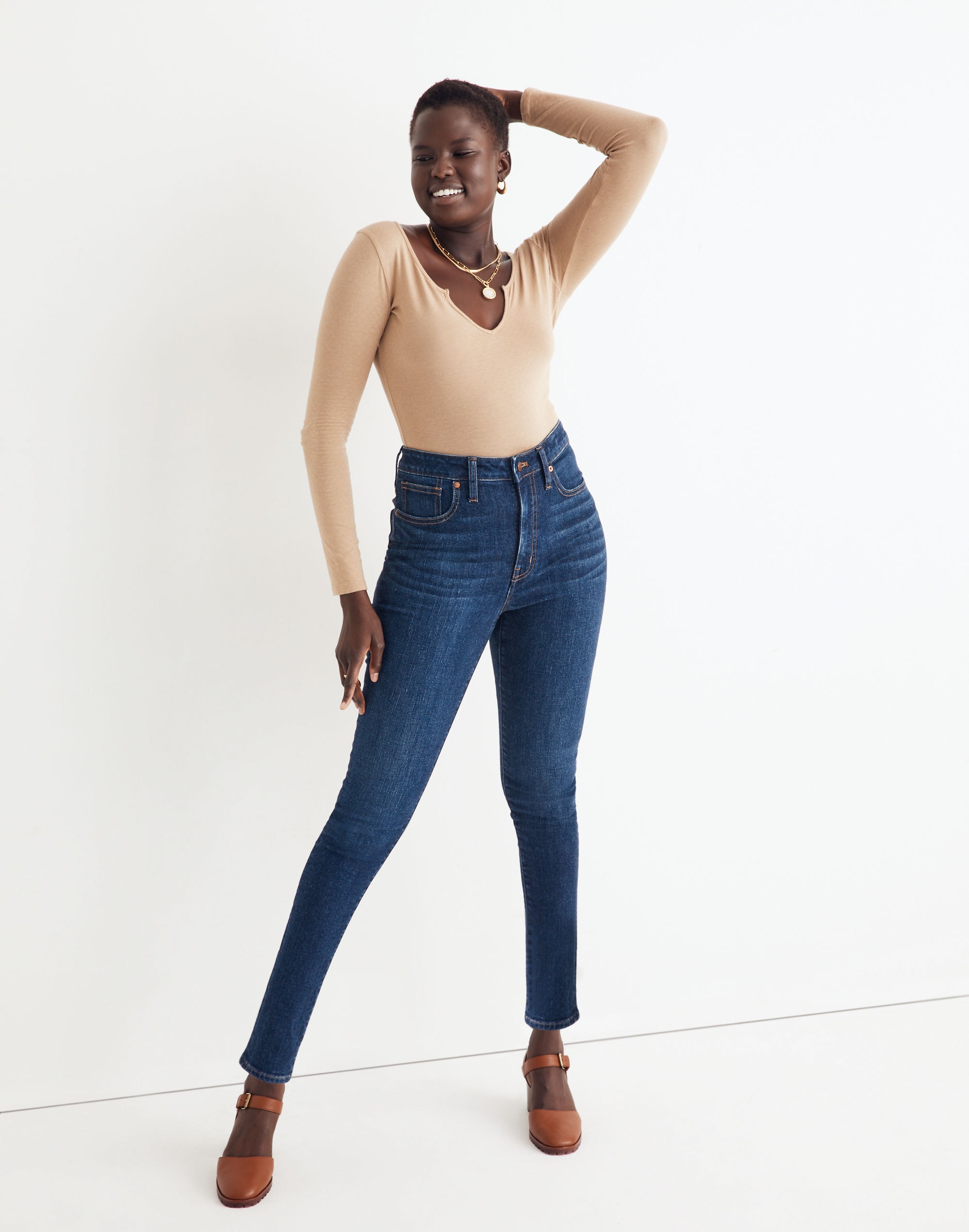 Curvy High-Rise Skinny Jeans in Seville Wash | Madewell