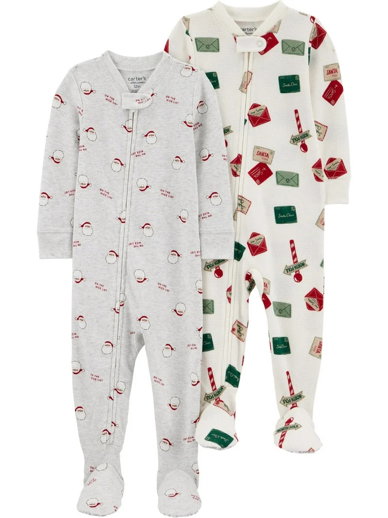 Carter's Child of Mine Baby and Toddler Pajama, 2-Pack, One-Piece, Sizes 12M-5T - Walmart.com | Walmart (US)