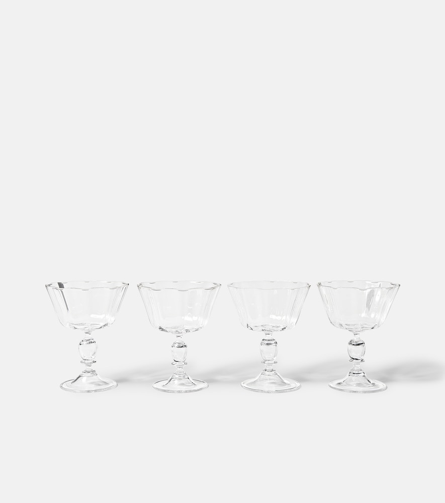 Akua Objects Alban set of 4 champagne coupes | Mytheresa (US/CA)