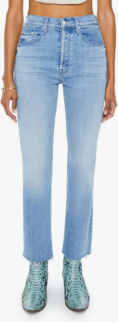 The Tripper High Waist Fray Hem Ankle Jeans | Nordstrom