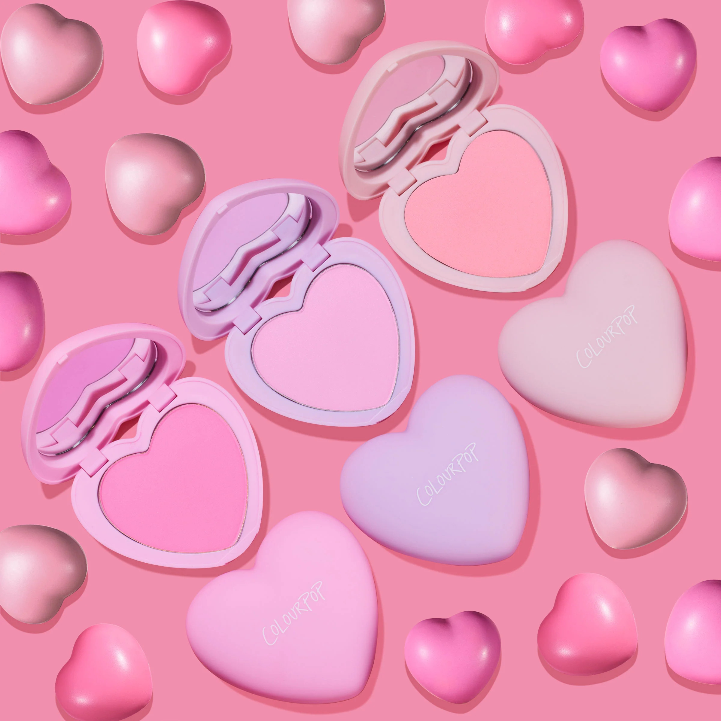 Cupid’s Calling Heart Compared Pressed Powder Blush Set | Colourpop