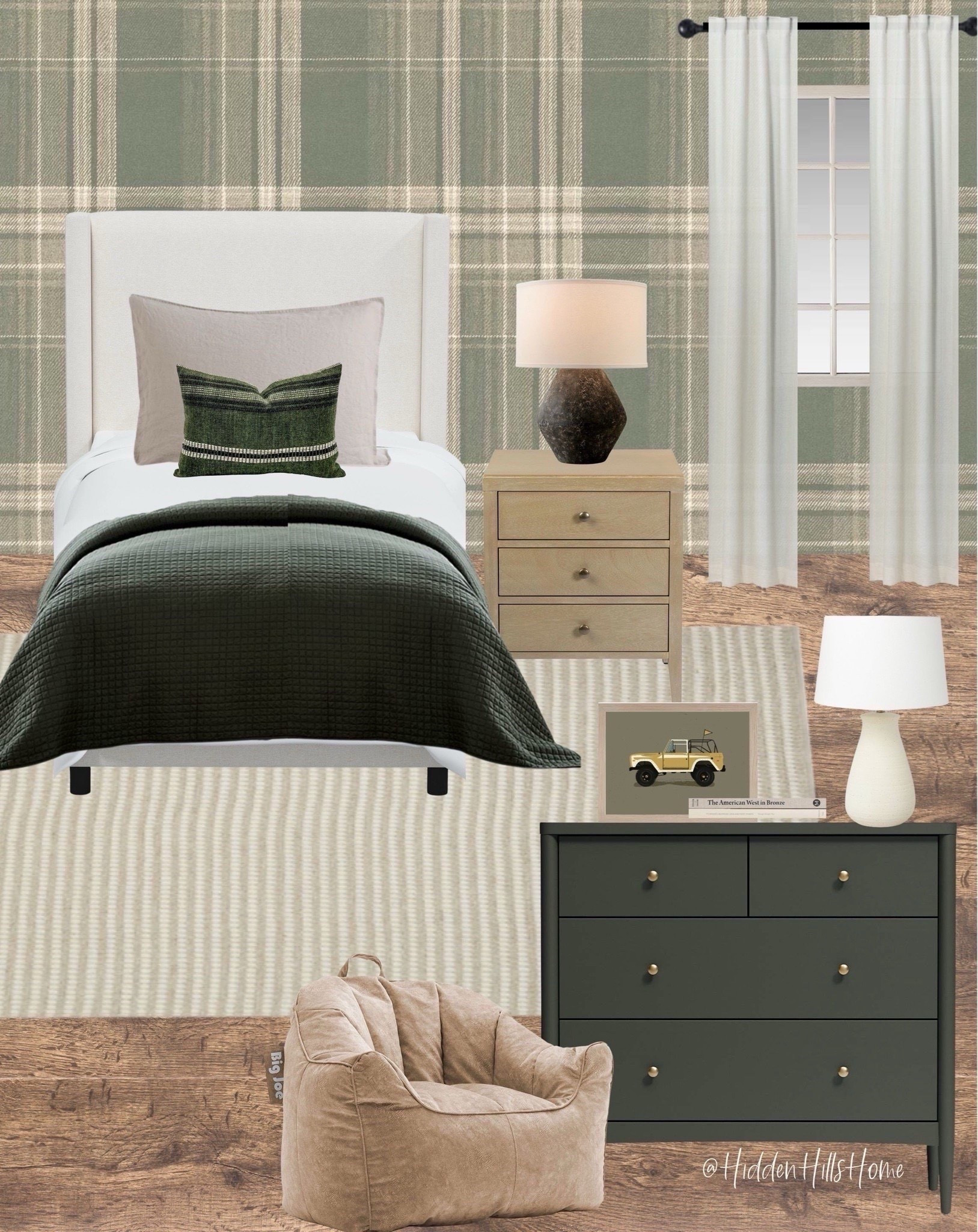 Plaid green boys bedroom, green boys bedding, boys bedroom mood board #boys #bed #plaid 




#LTKHome #LTKSaleAlert #LTKKids