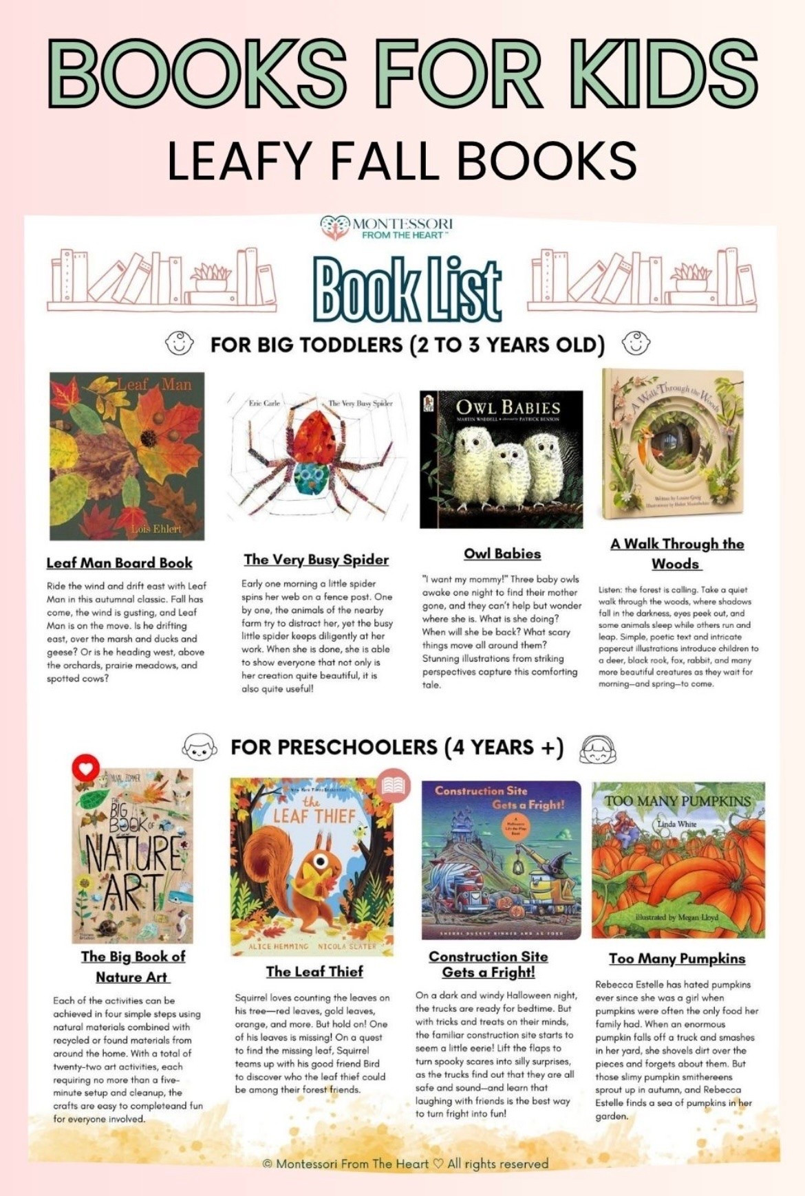Leafy Fall Books for Kids

#LTKhome #LTKkids #LTKfamily