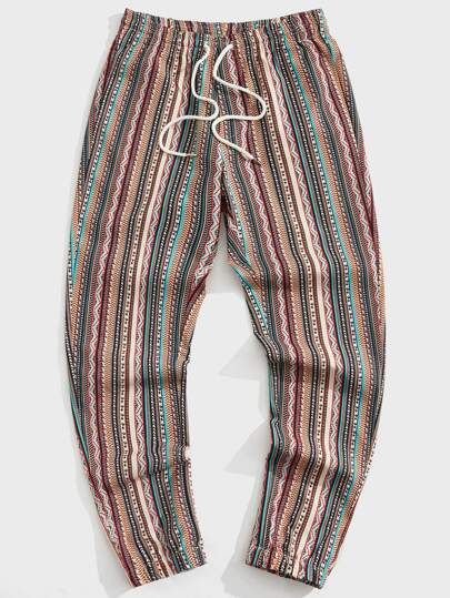 SHEIN Men Striped & Geo Print Pants
   SKU: sm2205074875158445      
          (15 Reviews)
     ... | SHEIN