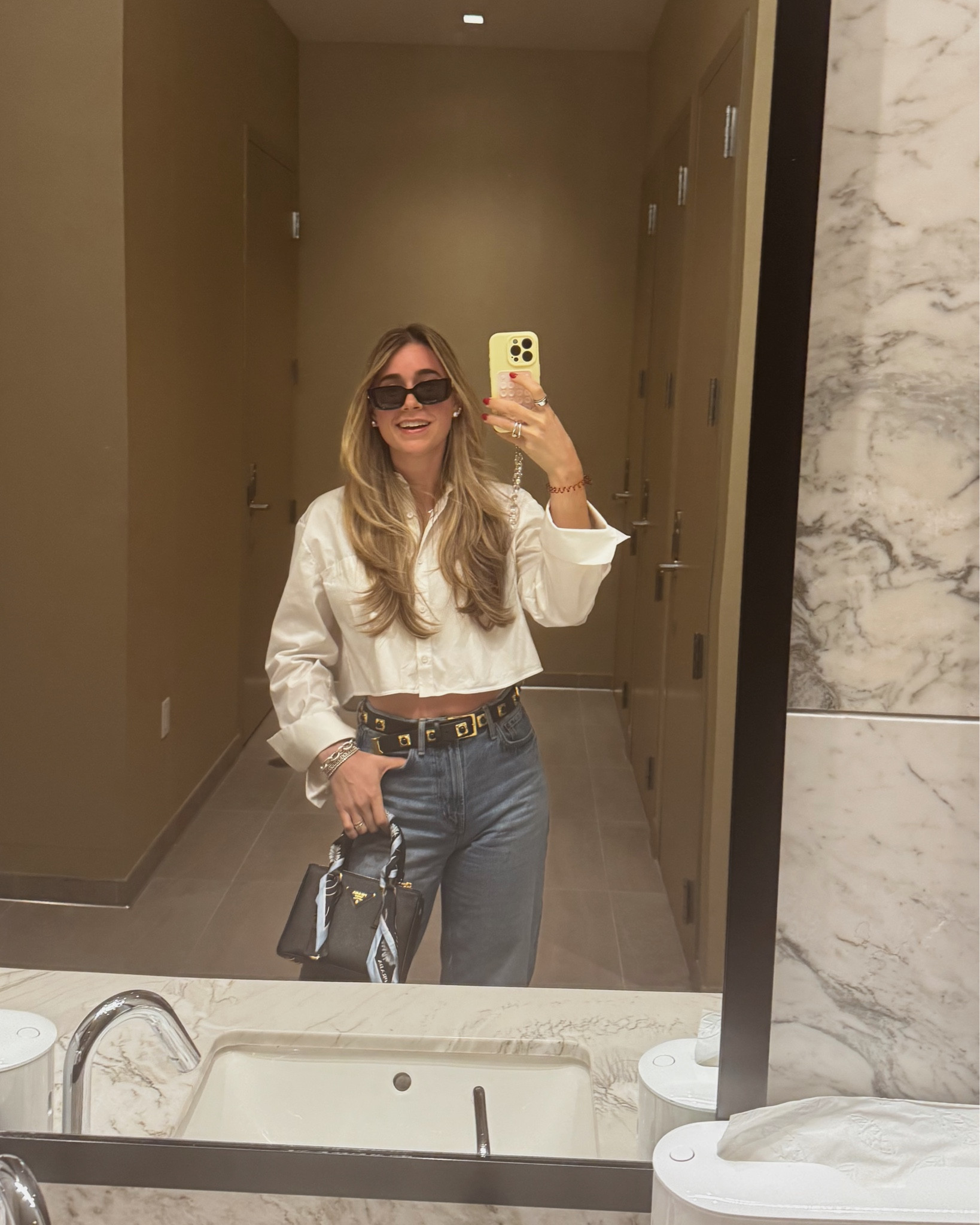 My go to cropped button down for all kinds of weather & styling 

#LTKootd