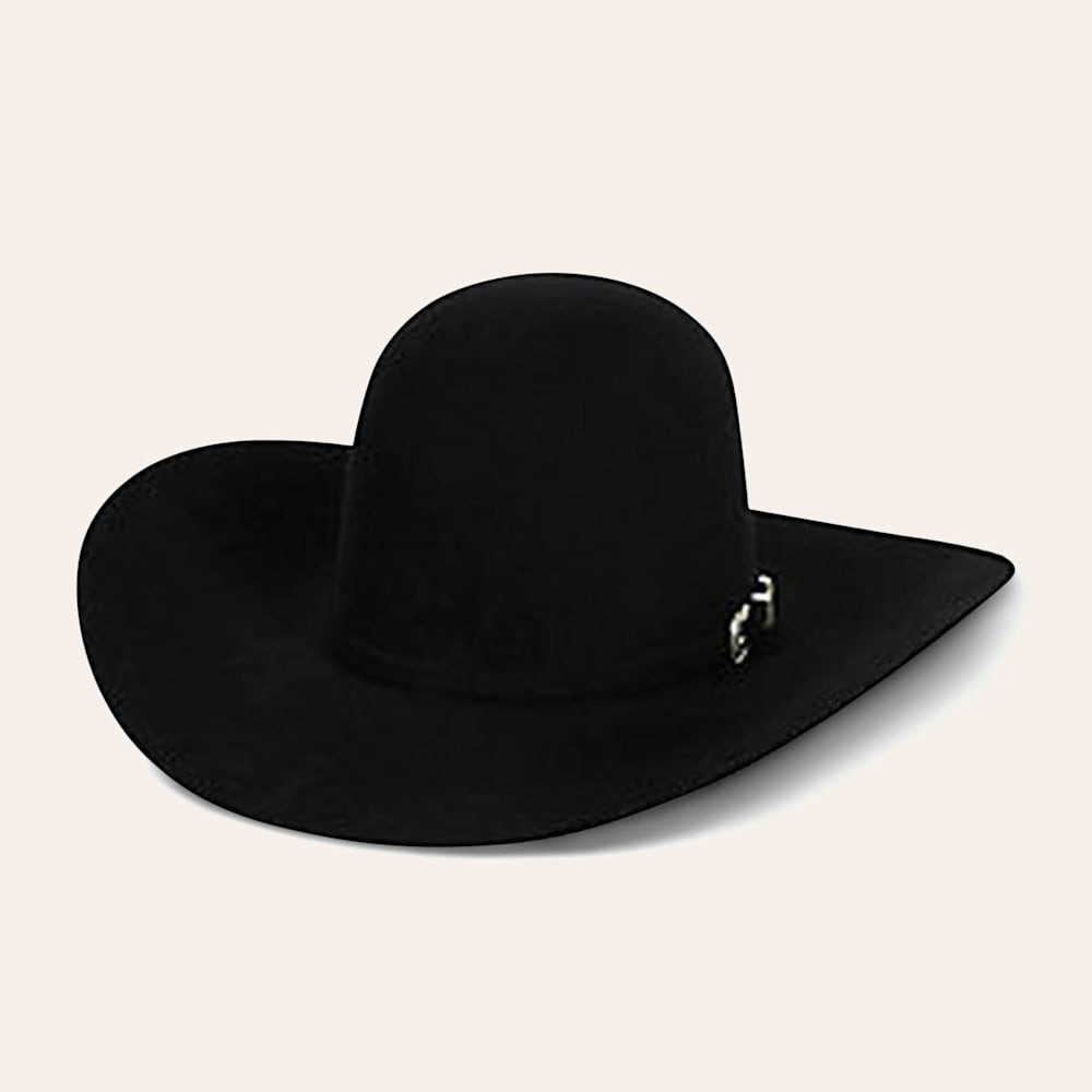 American Hat 10X Black Open Crown Felt Cowboy Hat | Cavender's