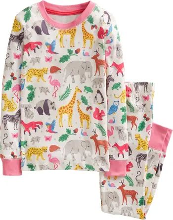 Mini Boden Kids' Two-Piece Fitted Cotton Pajamas | Nordstrom | Nordstrom