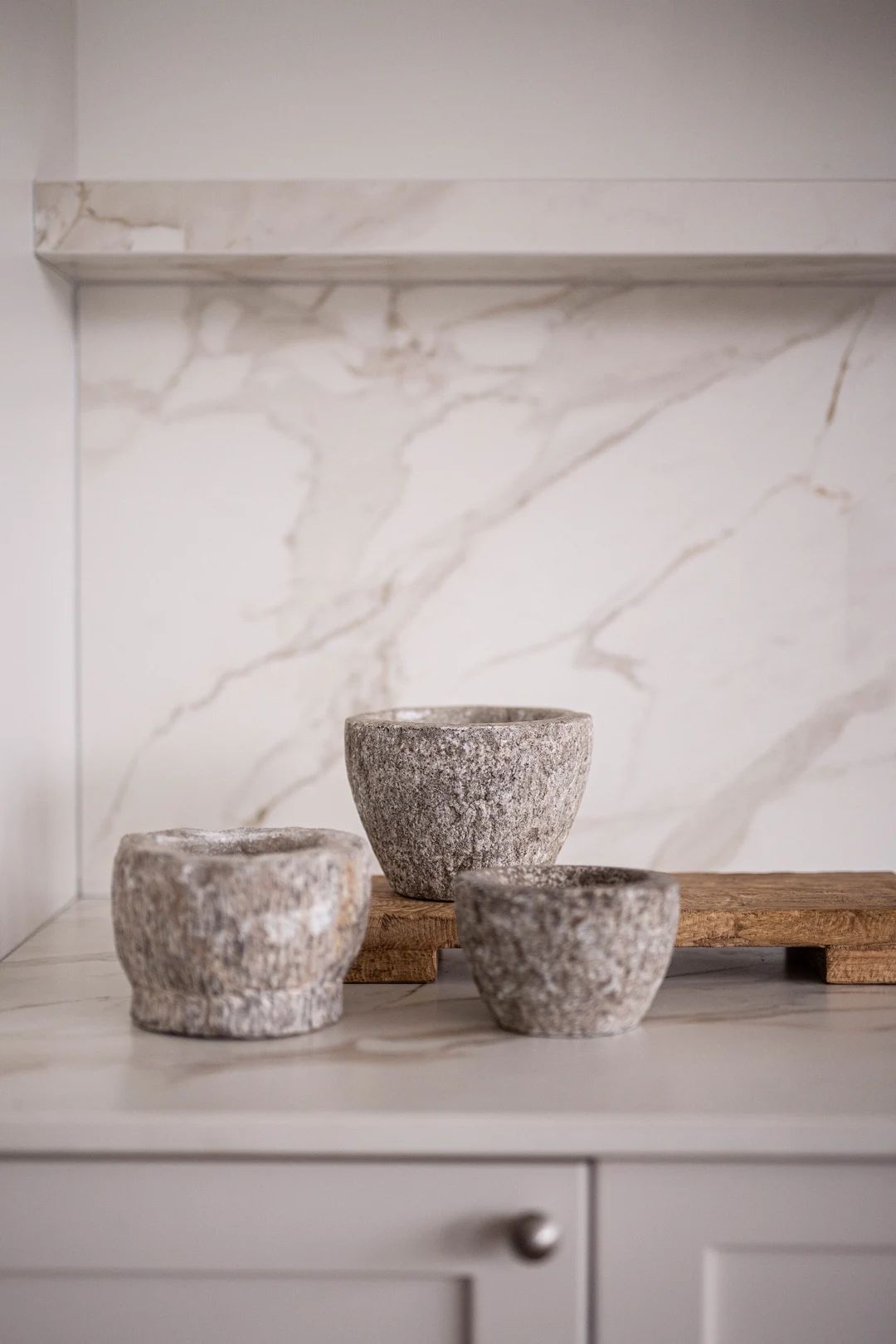 Stone Mortar Vintage Bowl Limestone Pot Sage Smudge Bowl - Etsy | Etsy (US)
