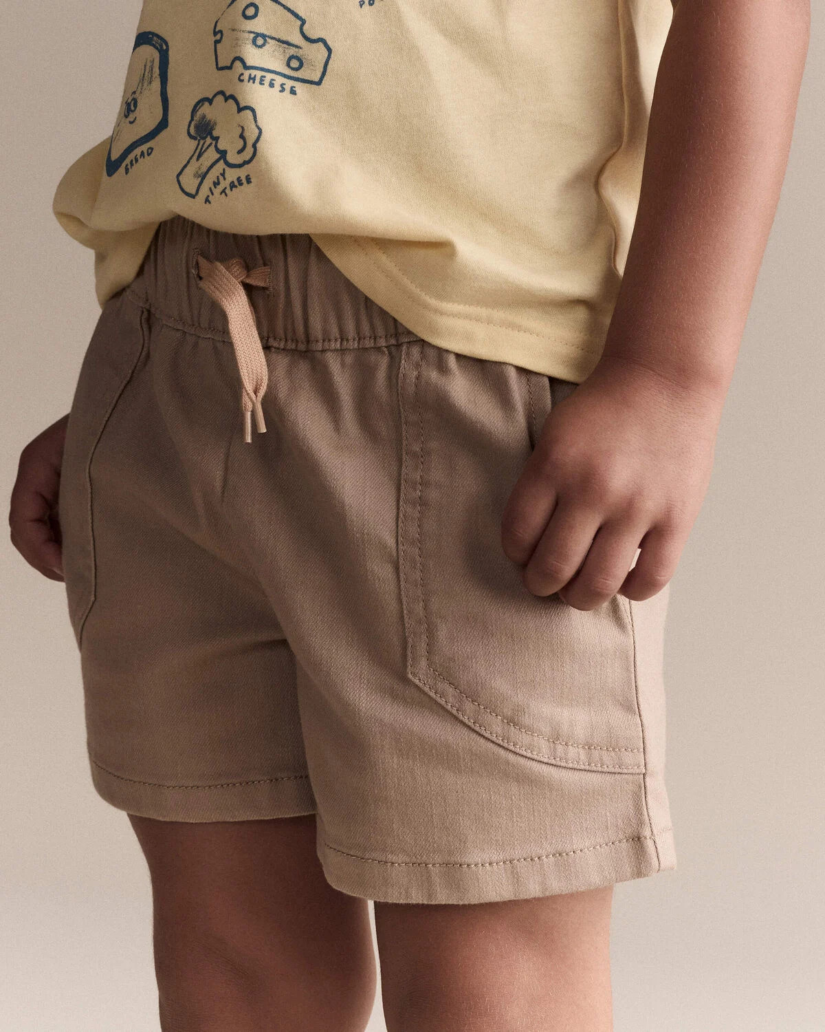 Toddler Boy Standard Shorts with Pockets - Khaki | Carter's Inc