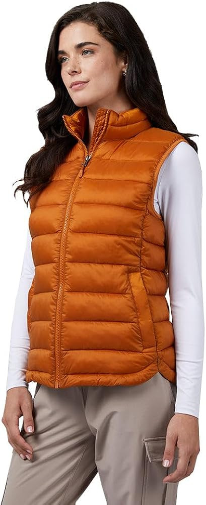 32 Degrees Women's Lightweight Recycled Poly-Fill Packable Vest | Zippered Pockets | Layering | W... | Amazon (US)