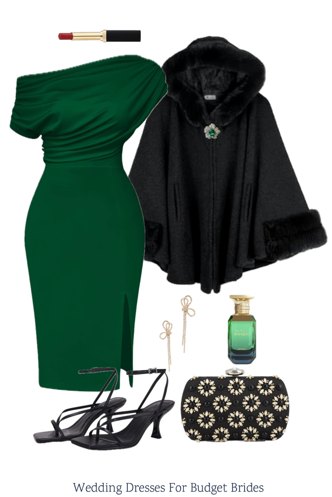 Wedding guest outfit idea for a winter wedding. From Amazon. 

Wedding guest dress. Winter wedding. Winter outfit. Amazon dress. Cocktail dresses. Event dress. Wedding guest. Winter dresses. Semi formal dresses. Winter party dress. Green dress. Winter wedding guest dress. Amazon wedding guest dress. Cocktail party dress. Winter cocktail dresses. Rehearsal dinner guest dress. 