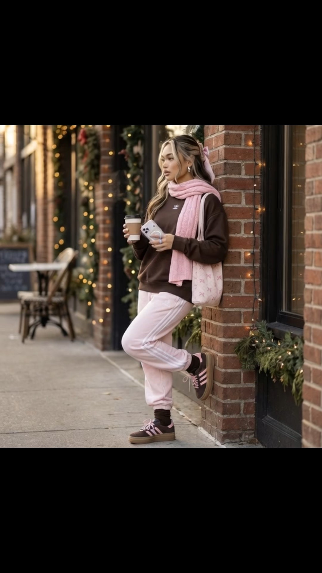 Cozy winter coffee run fit ☕💗
I’m wearing a size M in the sweatshirt + size M in the joggers + my true size in the sneakers.
This has been my go-to outfit lately for errands, morning steps, and warming up with a latte before starting my day.
Adidas is having up to 60% off right now so it’s the best time to grab these staples — they’re actually worth it.
Sharing everything I’m wearing + what’s in my tote today.

#coffeerunoutfit #winteroutfitideas #adidasstyle #adidasgazellebold #cozyerrandfit #neutraloutfits #ltkfashion #ltkwinter #pinkandbrownstyle #casualwinterlook #everydayoutfitideas

#LTKHoliday #LTKSeasonal #LTKGiftGuide