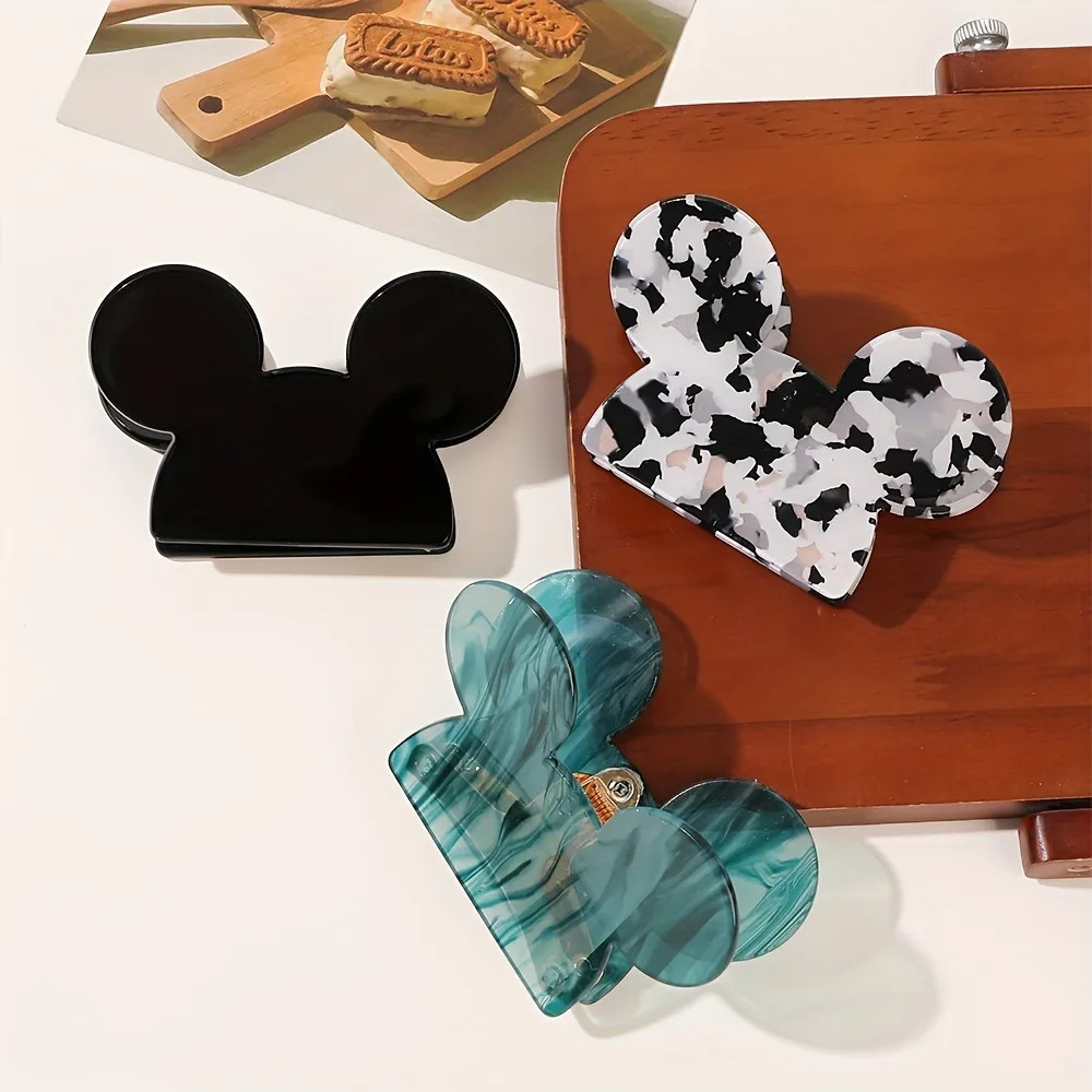 Cute Acetate Claw Clip Creative Mouse Ears Shaped Hair Claw Clip Sweet Jaw Clips Women Girls Hair... | Temu Affiliate Program