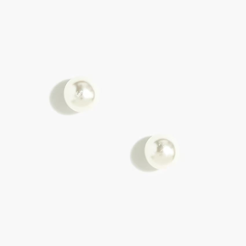 Pearl stud earrings | J.Crew Factory